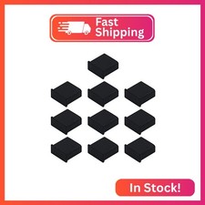 Antrader 10pcs Plastic USB Type A Male Anti-Dust Stopper Plug Cover Protector Ca