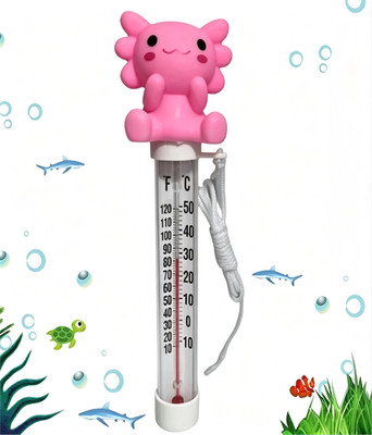 Floating Pool Thermometer, Large Display with String Easy to Read, Shatter Resis