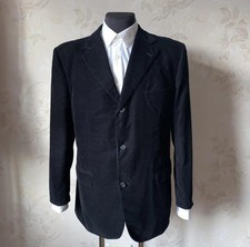 Men Baldessarini blazer black velvet 44 / XXL / 52