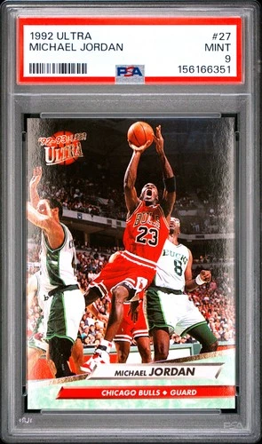 1992 FLEER ULTRA #27 MICHAEL JORDAN PSA 9