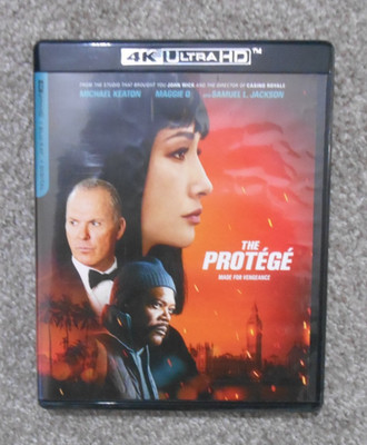 The Protege 4k Ultra HD + Blu-ray, 2021 + Unused Digital Code Maggie Q LIKE NEW!