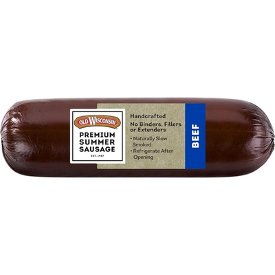#ad Old Wisconsin Premium Summer Sausage 100% Natural Meat Charcuterie Ready to.. $7.04
