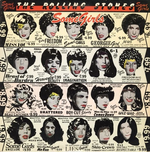 ROLLING STONES - SOME GIRLS (1st state) LP & RESTORED AUDIO ON CD