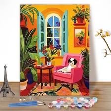 Paint by Numbers Kits for Adults Landscape, Home DIY Kits Crafts for Beginner