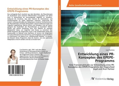 Entwicklung eines PR-Konzeptes des EPEPE-Programms Lisa Promino