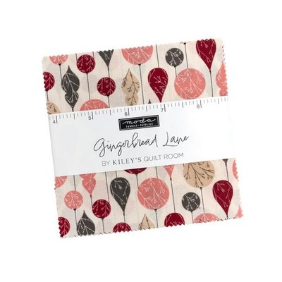 GINGERBREAD LANE 5'' Sq Charm Pack Quilt Fabric Moda (42 Pc) Kiley's Quilt Room