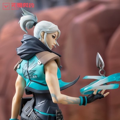 Official Valorant Jett 1/6 Scale Collectible Figure Game Merch Statue Gift Decor