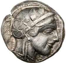 ATTICA. Athens NGC XF 5/5 3/5 “OWL” AR Tetradrachm 440-404 BC. 23mm, 17.18g