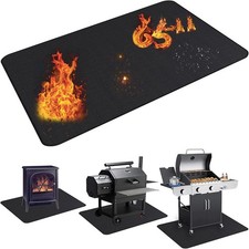Tapis sous gril Ubeesize 65 x 48 pouces pour foyer ignifuge extérieur