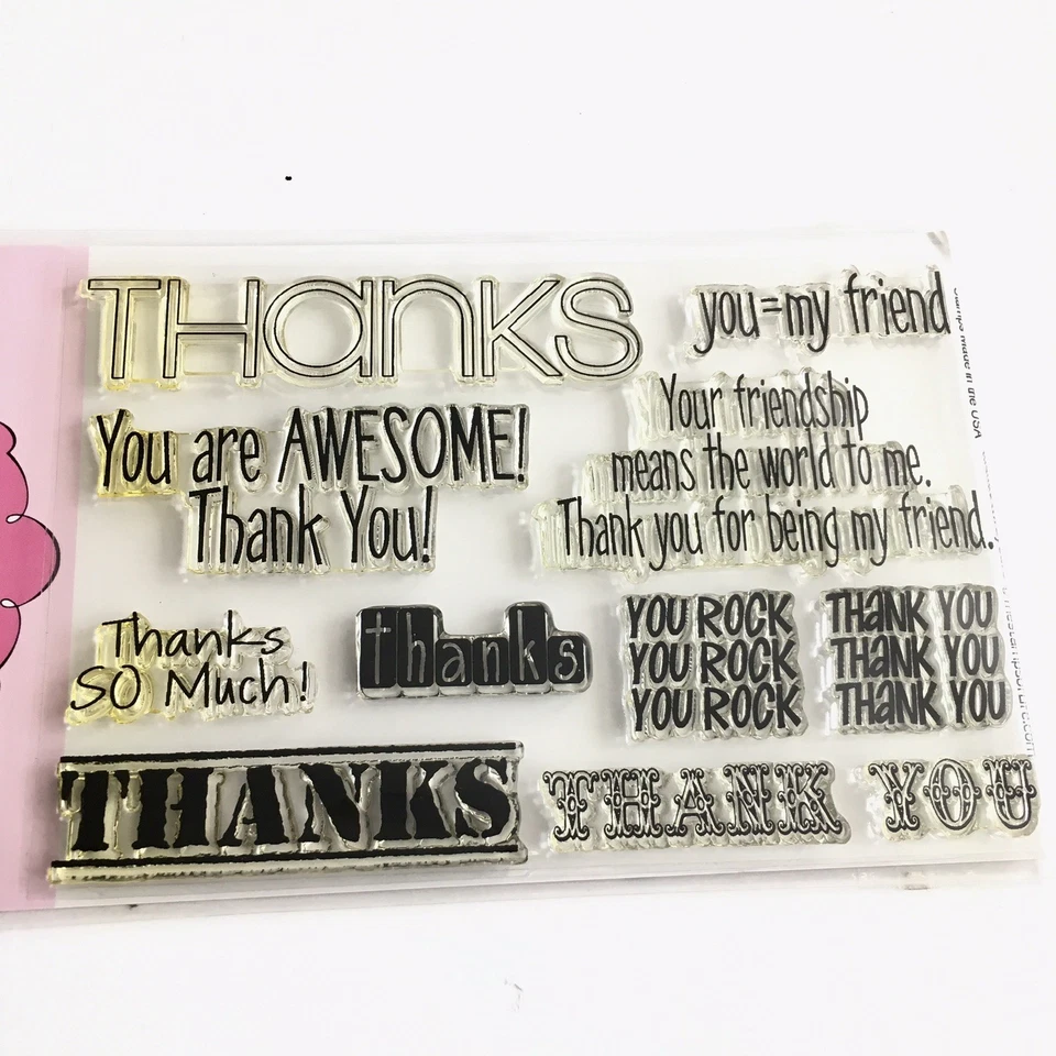 The Stamps of Life - Café Thanks You Are Awesome You Rock Thank You Lote de 2 Foto 2 de 4