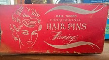 Vintage Flamingo Ball Tipped Professional Hair Pins made in France 2" vintage