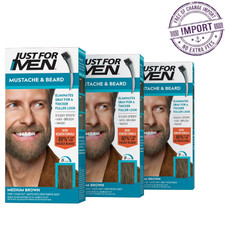 Just For Men, Beard Coloring, M-35 Mustache Beard, Medium Brown