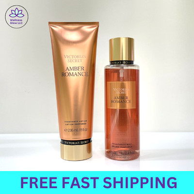 Original Victoria's Secret Amber Romance Fragrance Mist & Lotion
