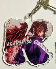 Kimetsu Yaiba Demon Slayer Initial Acrylic Keychain Strap Kokushibo