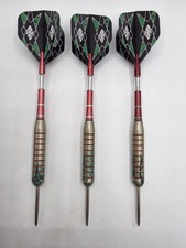 Vintage Set of Darts With Black/Green Flights - 21g