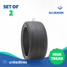 Set Of 2 Used 25535r18 Bridgestone Turanza El400-02 90w - 832
