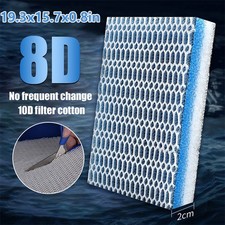 8D Aquarium Filter Media 8-Layer Filter Pads Bio Sponge Foam for Fish Tank Pond