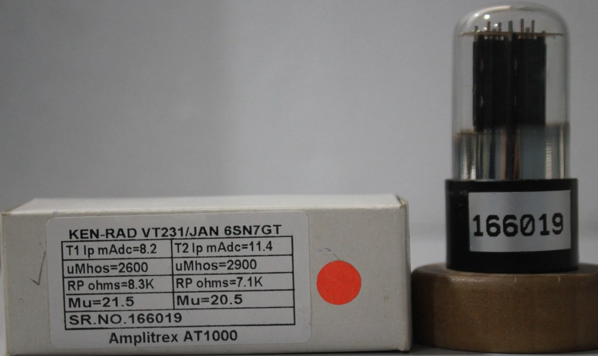 Test du tube à vide Ken-Rad 6L7 - France
