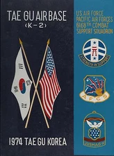 ☆ VINTAGE TAEGU KOREA U. S. AIR FORCE BASE 6168th SQUADRON YEAR BOOK LOG 1974 ☆