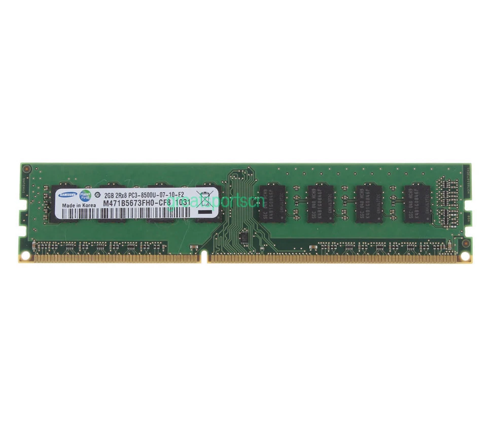 4GB 2PCS 2GB 2RX8 PC3-8500U DDR3 1066MHz DIMM Memory Desktop RAM For ACER #11 HJ - Image 2 of 4