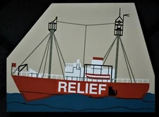 Cat’s Meow Accessory – # 223 - Two Masted Relief Ship, 1996