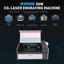 New Desktop Small Co2 Laser Engrave Engraving Machine 500 x 300mm 50W 110v