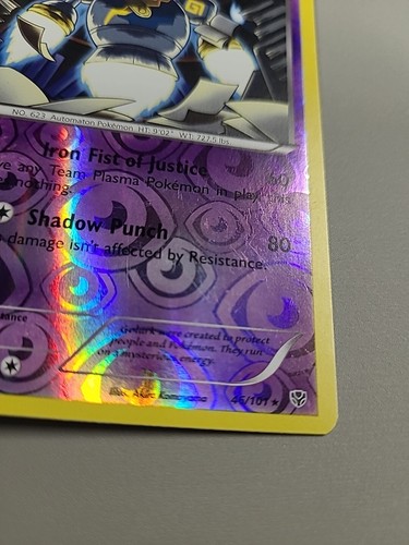 Golurk 46/101 Plasma Blast Reverse HOLO Rare Pokemon - MP - Picture 3 of 3