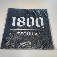 1800 Tequila 15" x 15" Black Rubber Bar Spill Server Mat NEW for MAN CAVE Brew