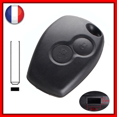 Input key shell without remote control for Renault Clio 3 Modus Twingo 2 Master