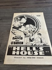 1932 Hell&rsquo;s House Pressbook Cover Page (A)