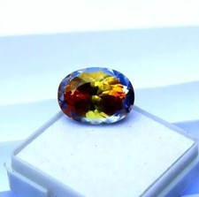 Pitambari Sapphire Bi- Color Oval Cut 10-11 Ct Natural Loose Certified Gemstone