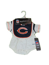 Chicago Bears Romper 3 Piece 6-9 Months New Reebok