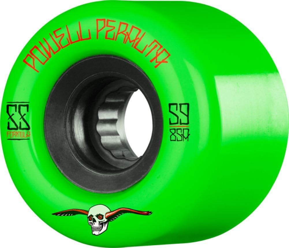 G-Slides Green / Black Skateboard Wheels - 59Mm 85A (Set of 4)-image