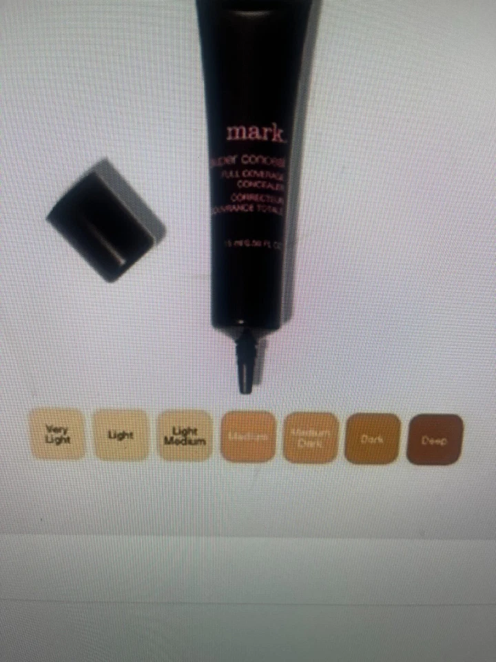 MARK BY AVON SUPER CONCEAL FULL COVERAGE CONCEALER VERY LIGHT NIB (LOT OF 6) - Image 2 of 4