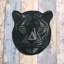 Insignia de animal salvaje con apliques de hierro Black Panther, grandes felinos, jaguar, león, tigre