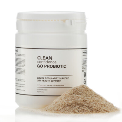 CLEAN Confidence GO PROBIOTIC Darm-Regelmäßigkeitsunterstützung - 180gm - Monatsvorrat