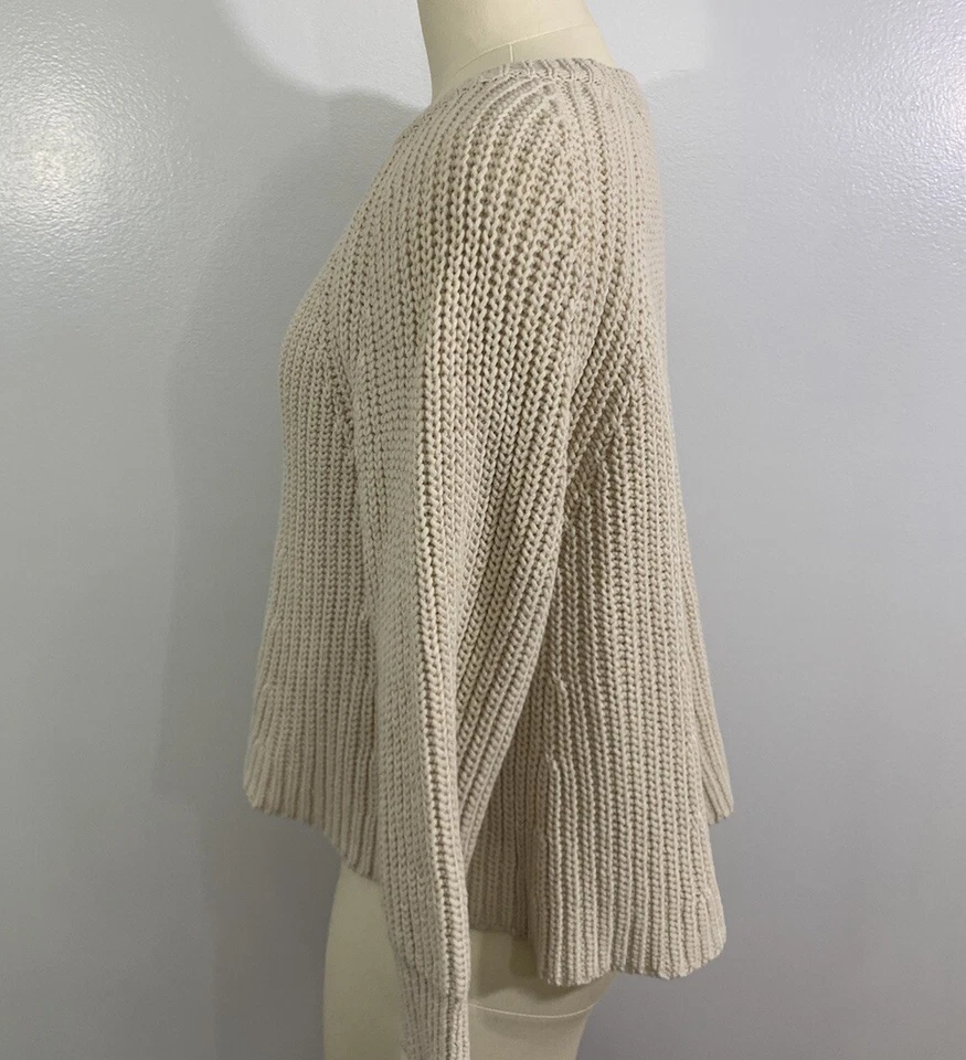 Suéter Madewell Crop Lino Grande Foto 4 de 4