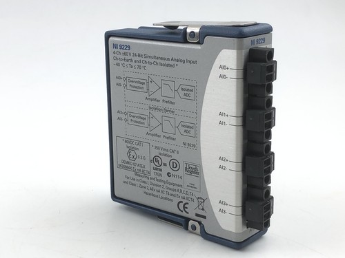 National Instruments NI 9229 cDAQ Analog Input Module, Simultaneous Sampling ! - Picture 1 of 6