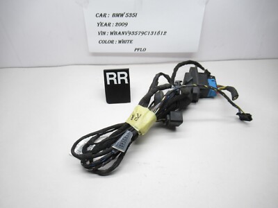 2008 BMW 528xi Wire Wiring Harness Rear Door Left 9163149 OEM for  