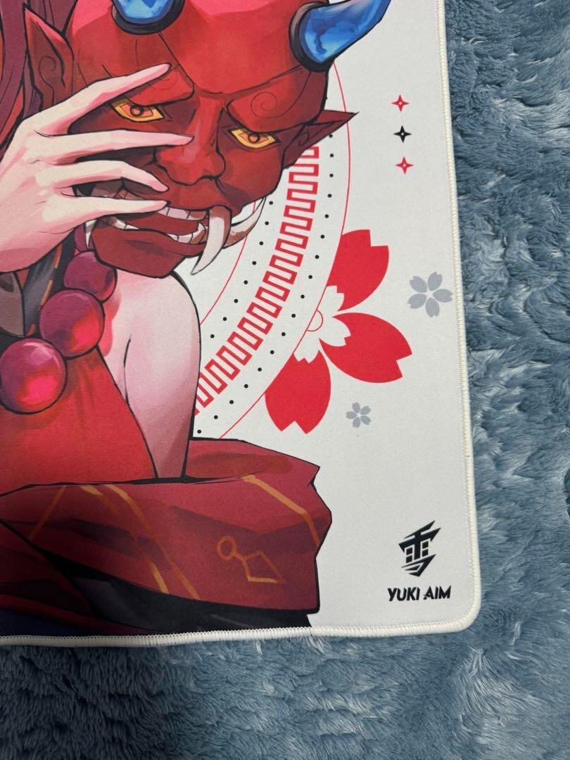 YUKIAIM 2022 DROP 1 ONI ユキエイム YUKI AIM 2022 DROP 1 LARGE ONI YUKI PAD Black Mousepad FPS