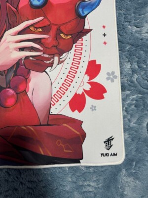 YUKI AIM 2022 DROP 1 LARGE ONI YUKI PAD LIMITED White FPS mousepad