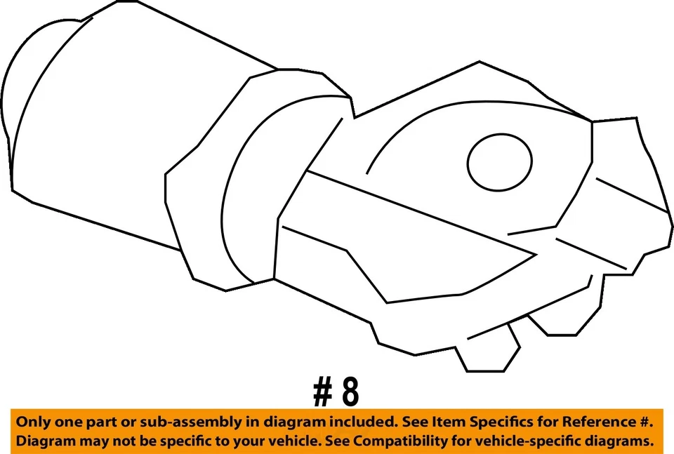 Used Windshield Wiper Motor fits: 2013 Honda Cr-v  Grade A - Image 4 of 4