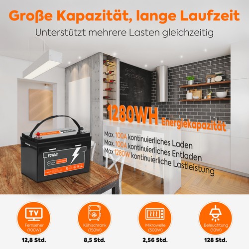 5kWh 10kWh Speicher Akku Batterie Solar Wandmontage 51.2V 200Ah LiFePO4 Lithium - Bild 22 von 35