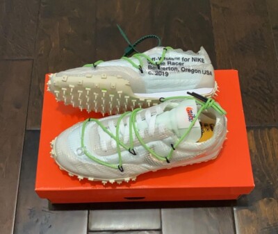 Size 8Women Nike Waffle Racer OFF-WHITE