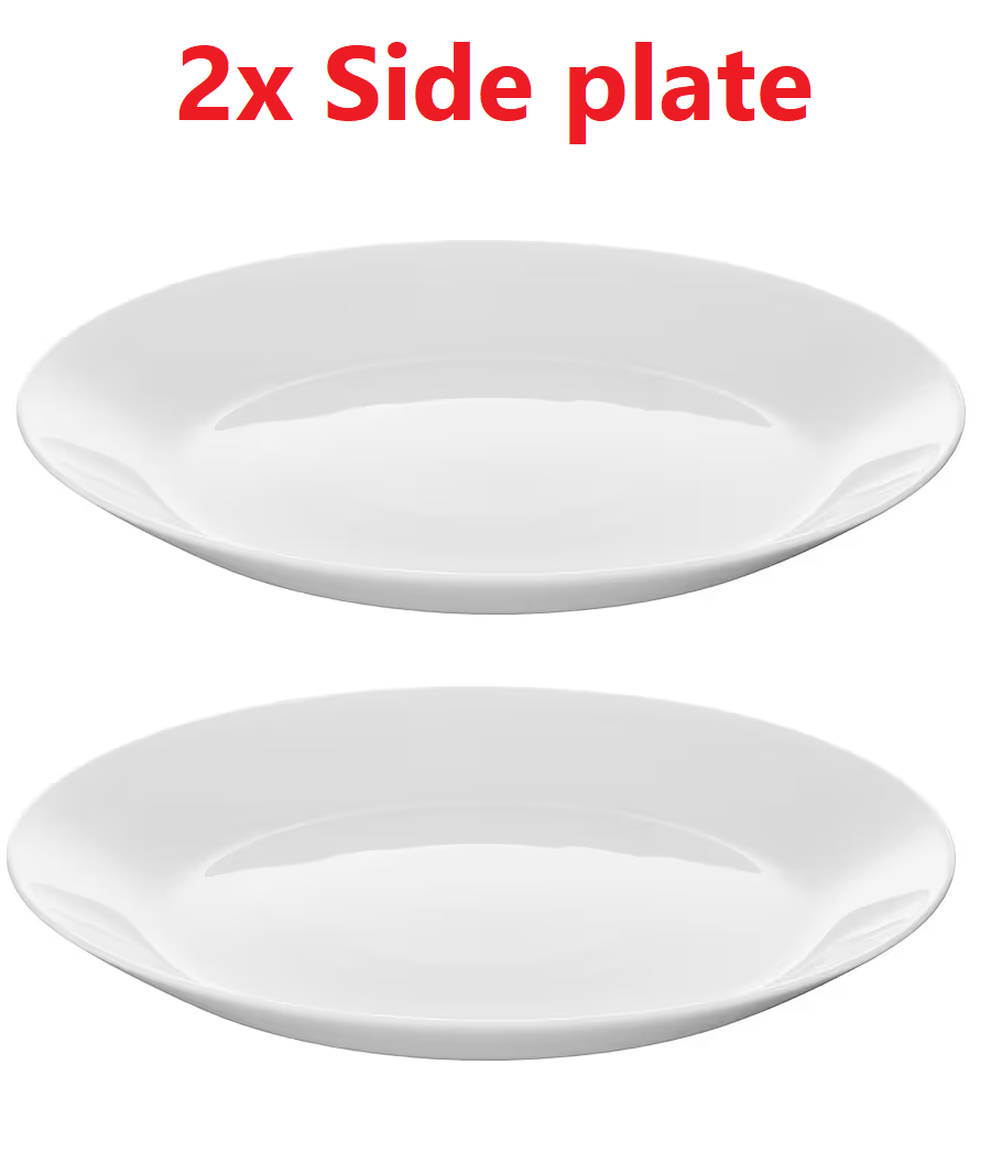Ikea OFTAST White Dinner Plates, Side/Deep Plates And Bowls, Make Your