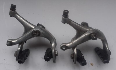Paar Rennrad Bremssättel gemarkt EXAGE, weiß Colnago Specialized