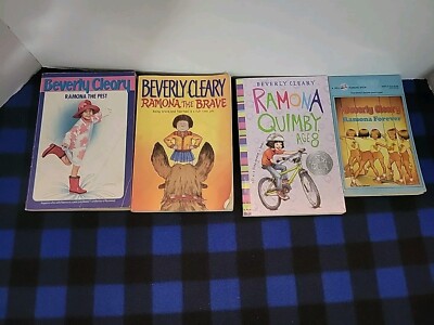 Lot of 4 Ramona Paperbacks by Beverly Cleary BL2