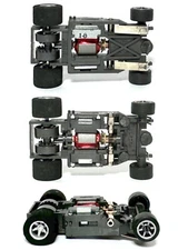 Rare NARROW 1983 Aurora AFX G+PLUS SPEED SHIFTER Slot Car CHASSIS Formula 1 Indy