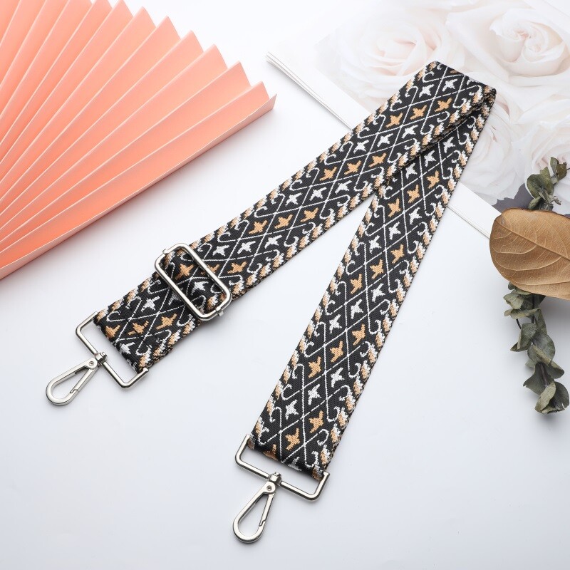 Shoulder Bag Strap Cotton Fashion Wide Strap Replacement Nylon Woman Bag Straps