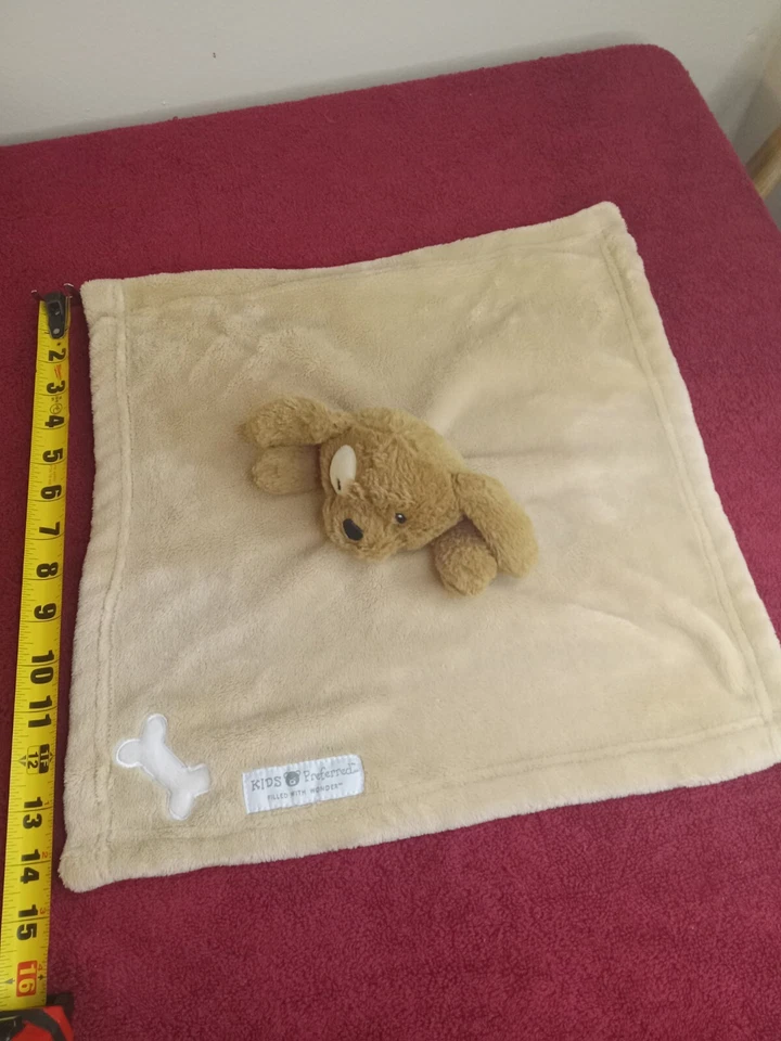 Manta de seguridad de piel remolino hueso blanco perro cachorro marrón preferido para niños Foto 4 de 4